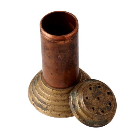 Salt Pepper Shaker In Brass And Copper