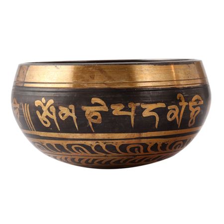 Brass Tibetan Buddhist Singing Bowl Or  Prayer Instrument