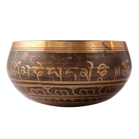Black Brass Tibetan Meditation Music Bowl