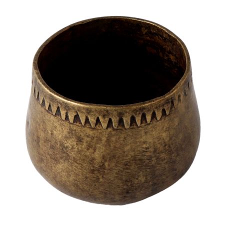 Brass Kerala Traditional Rice Measuring Cup Or Para