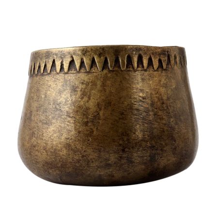 Brass Kerala Traditional Rice Measuring Cup Or Para