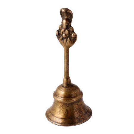 Authentic Brass Hand held Bell For Puja Rituals