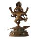 Brass Statue Of Lord Ganesha Standing On A Mooshak