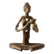 Tribal Brass Tanpura Musician Statue