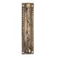Brass Dhokra Climber Plant With Leaf Door Handle