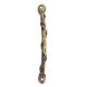Old Brass Tribal Vines Door Handle