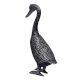 Brass Standing Duck Figurine With Intricate Design