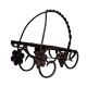 Wrought Iron Bottle Carrier For Decoration
