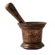 Hammered Antique Brass Mortar And Pestle