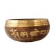 Brass Etched Om Tibeten Bowl