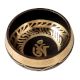 Black Brass Tibetan Singing Bowl from Nepal