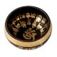 Tibetan Black Brass Singing Bowl from Nepal