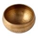 Hand Crafted Tibetan Brass Singing Bowl In Gold Finish
