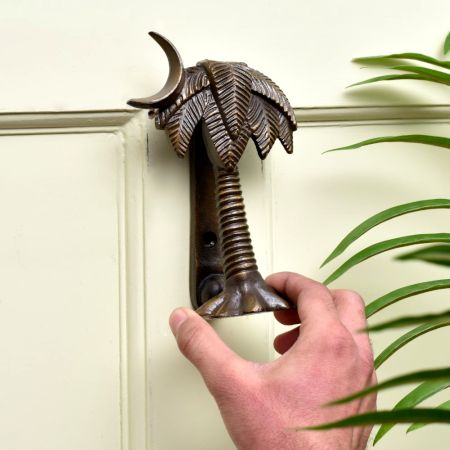 Antique Palm Iron Door Knocker