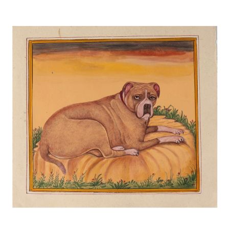 Pet Dog Art Original Watercolor Painting