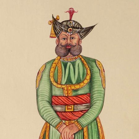 Royal Maharaja of Emperor Watercolor Painting