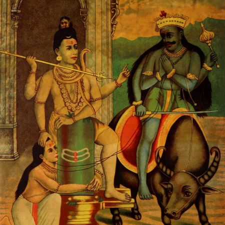 Markandeya Paper Print By Raja Ravi Varma