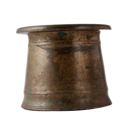 Handmade Copper Panchpatra Amrit Cup In Dark Finish