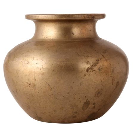 Holy Water Pot from Himachal made of Bell Metal Alloy