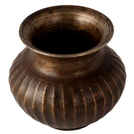 Beautiful Pattern Brass Pot