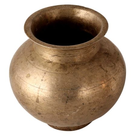 Plain Brass Water Storage Pot