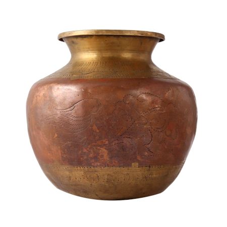 Authentic Brass And Copper Water Pot