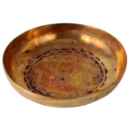 Vintage Brass Bowl for Holy Worship