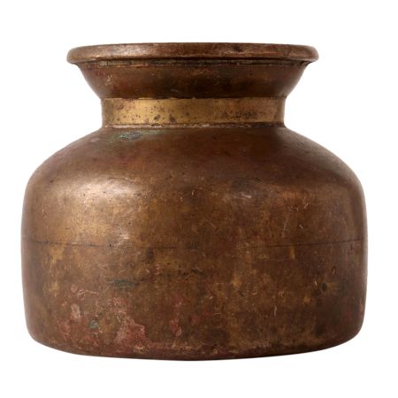 Used Brass Holy Water Pot
