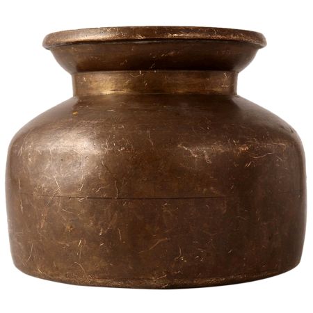 Handmade Plain Brass Holy Water Pot