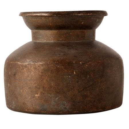 Handmade Brass Water Pot for Sun Puja