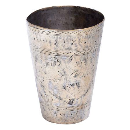 Decorative  Brass Golden Glass or Tumbler