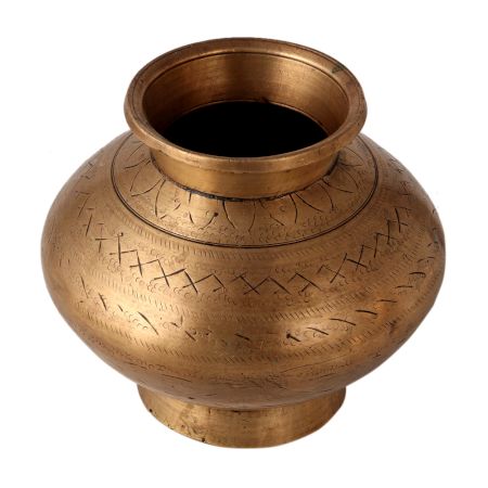 Handcrafted Gangajal Bronze Holy Pot