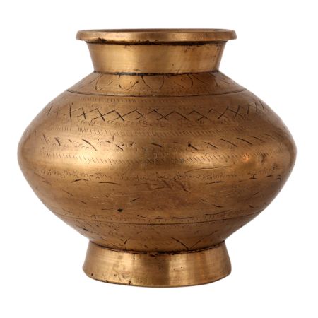 Handcrafted Gangajal Bronze Holy Pot