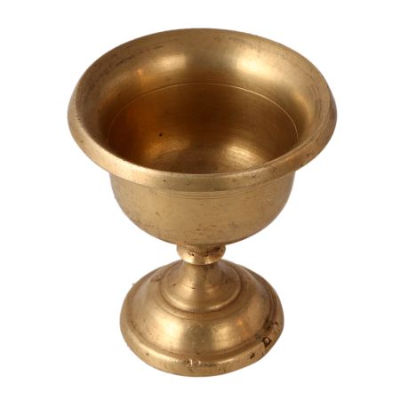 Traditional Indian Bronze Cup with stand