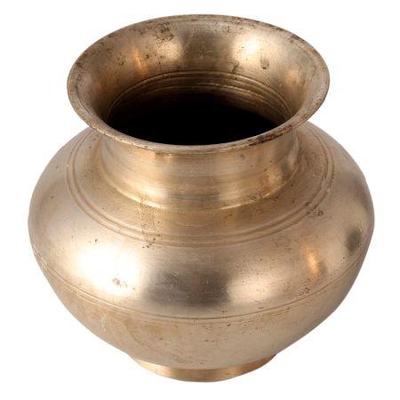 Used White Metal Alloy Water Pot
