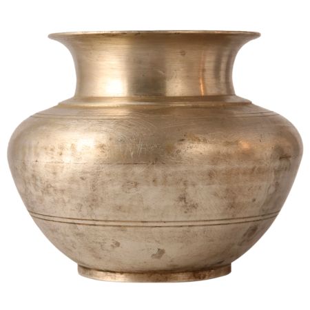Round Traditional Water Pot for Home Decor