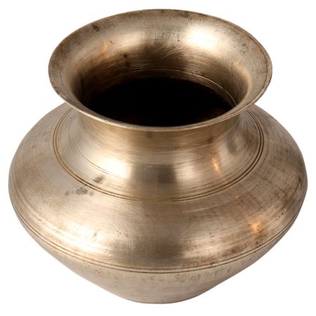 Indian Traditional White Metal Holy Water Pot