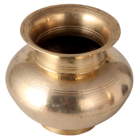 Golden Finish Vintage Kalash for Hindu Rituals