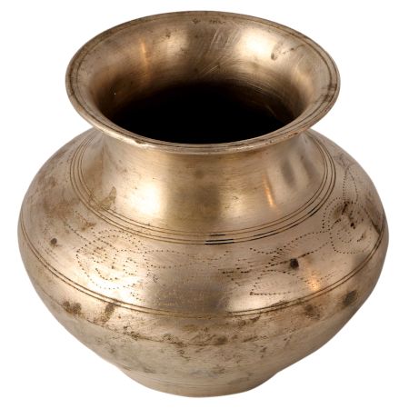 Hand Carved Needle Work Lota Water Pot