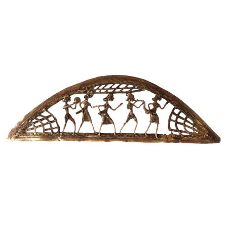 Brass Wall Hanging Jatra Party In Arch
