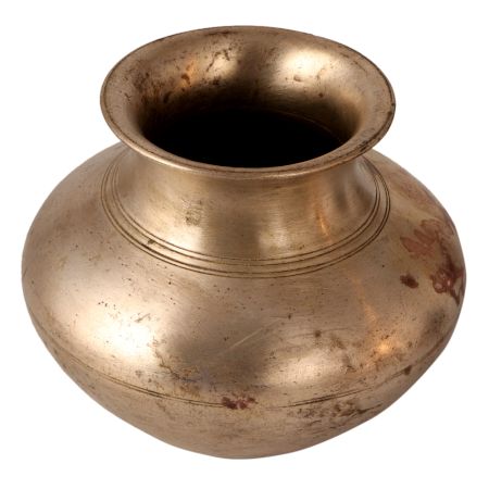 Beautiful Handmade Gangajal Pot with Flat Bottom