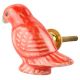 Red Feather Ceramic Bird Cabinet Knob Online
