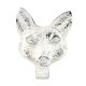 Antique White Fox Face Iron Door Knockers