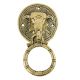 Handmade Golden Brass Elephant Face Door Knocker