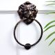 Lion Brass Door Knocker With Rope Ring