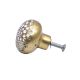 Fish Bone  Dotted Aluminum Knob