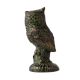 Brass Statue OfÂ Owl Sitting on a Log