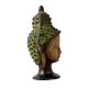 Brass Buddha Head Statue In Green finish