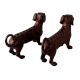Brass Dachshund in pair Candle Holder