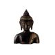 Black Brass Buddha Statue In Meditation